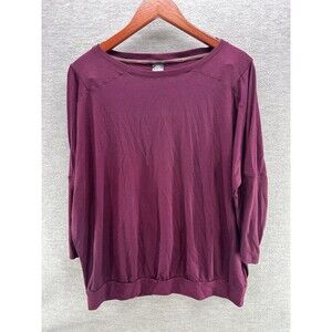 CHAMPION C9 - Women's Plum Long Sleeve with Back  Keyhole Top 1X  A53